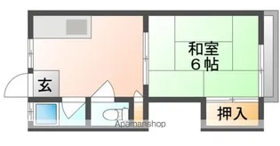第1長徳荘【1階】の間取り