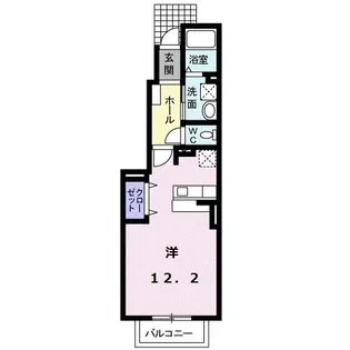 スターエイト【1階】の間取り