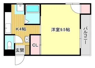 アベニュー山下【5階】の間取り