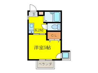 パ-クヴィラ小西【3階】の間取り