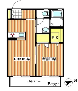 クレールメゾン【2階】の間取り