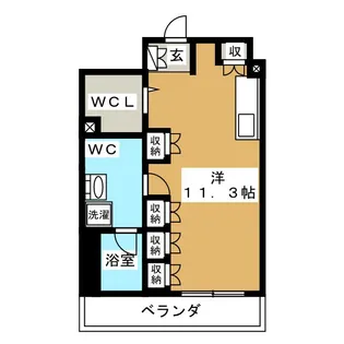 ピエス綱島【2階】の間取り