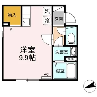 ジュネス長島【2階】の間取り