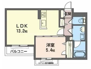 シャーメゾン カーサレジオ【2階】の間取り