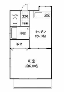 さつき荘【2階】の間取り