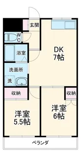 ドミール小杉【2階】の間取り