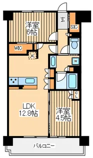 ファインレジデンス小田急相模原【9階】の間取り