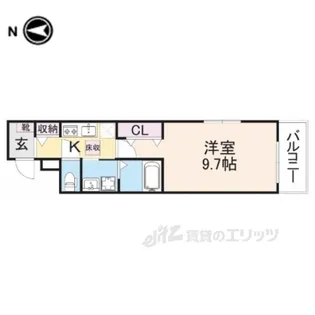 ラッフィナートソレイユ【2階】の間取り