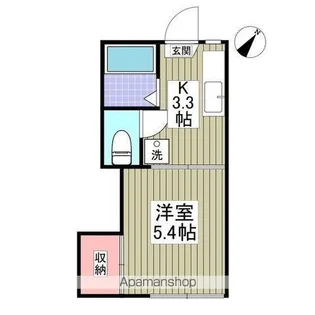 サンライズコーポ 幕張本郷II【1階】の間取り