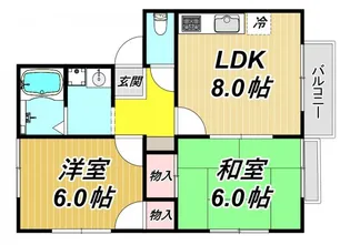 アフィニティ【1階】の間取り