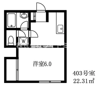 久保田ビル【4階】の間取り