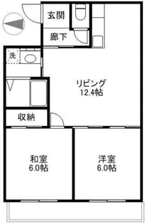 ブランルージュ相生【3階】の間取り