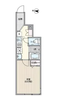 ミハス氷川台【1階】の間取り