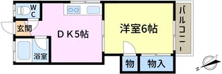 中央コーポ NO1【1階】の間取り