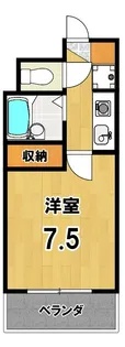 シュール西賀茂【1階】の間取り