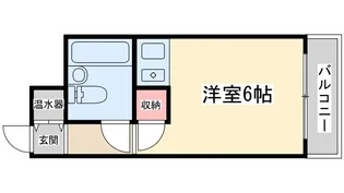 ネオハイツ新淀川【8階】の間取り