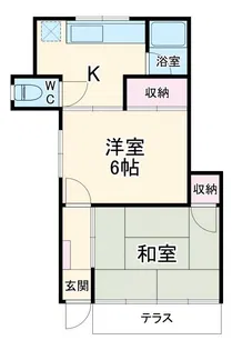 常盤荘【1階】の間取り