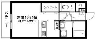 カトルパレ駅南【3階】の間取り