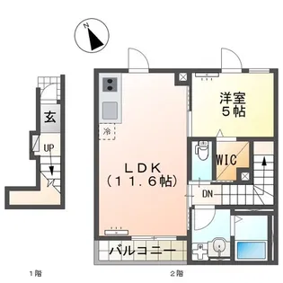 グリーン ハイツ【2階】の間取り