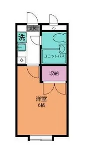 スカイコート相武台【3階】の間取り