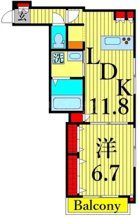 Lien Ys【2階】の間取り