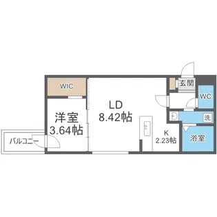 グランココオオエ【4階】の間取り