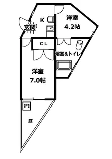FLAT-18(フラットイチハチ)【1階】の間取り