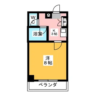 シャイン名藤【3階】の間取り