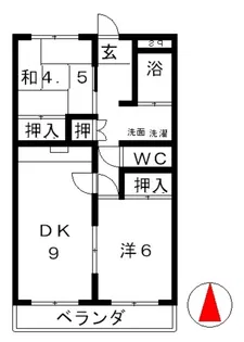 匠コーポラス I【4階】の間取り