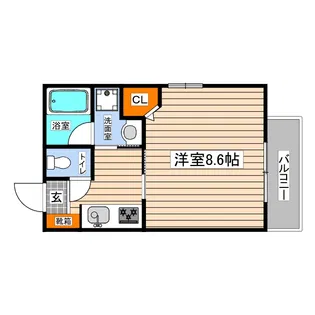 オリオリタウンVII【1階】の間取り