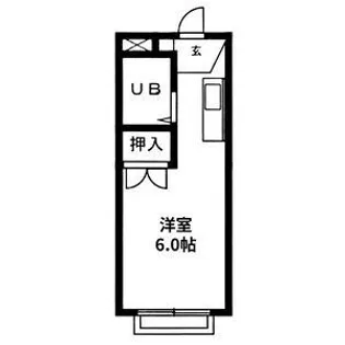川本マンション【2階】の間取り