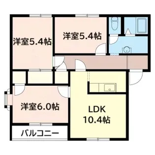 アドウェルハイツ【2階】の間取り