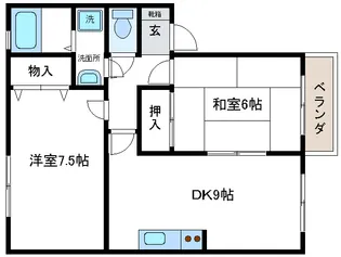 エクレール【2階】の間取り