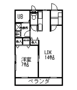 シャンボール【4階】の間取り