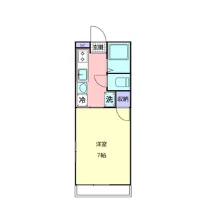 アネックス下小塙【1階】の間取り