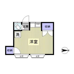 椎山荘【2階】の間取り