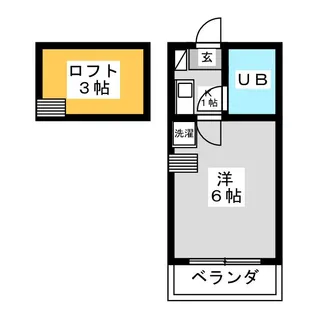 メゾンステラII【2階】の間取り