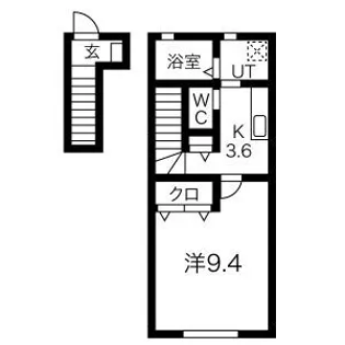 Arrotsk(アルトスク)B棟【2階】の間取り