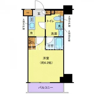 クレヴィスタ綾瀬【7階】の間取り