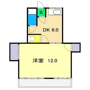 タウンハウス薊野 II【2階】の間取り