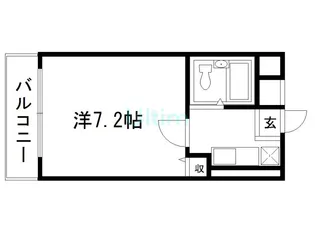 1Kの間取り画像