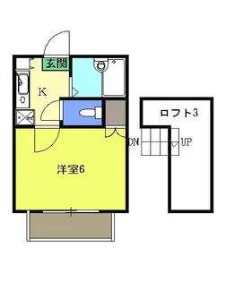 チェスナッツ224【2階】の間取り