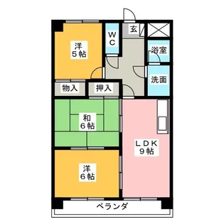 シャトレー ミュ-ズ【2階】の間取り