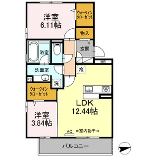 カーサステラIII【2階】の間取り