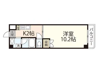 ジョイアス南堀川【5階】の間取り