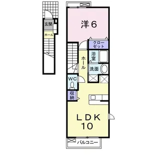 デフィ藤【2階】の間取り