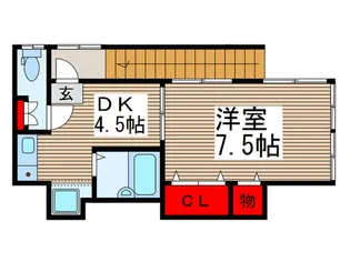 第七泉荘【2階】の間取り