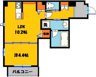 GRAN STORIA【8階】の間取り