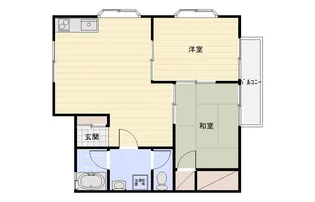 コーポアルプス【3階】の間取り