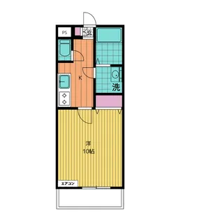 サンステージ大倉【1階】の間取り